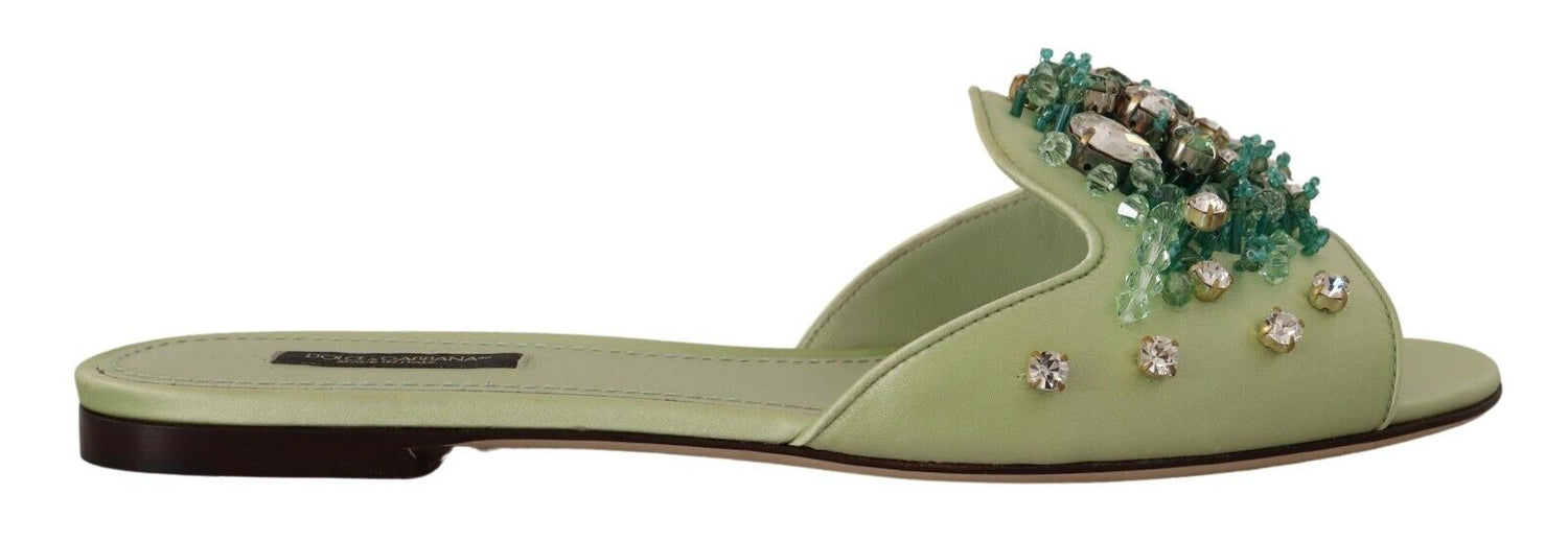 Dolce & Gabbana Open-toe Leather Sandals In Nero | ModeSens